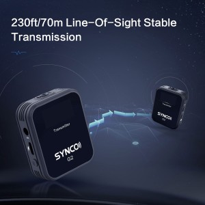 میکروفون یقه ای بی سیم سینکو مدل G2.A1